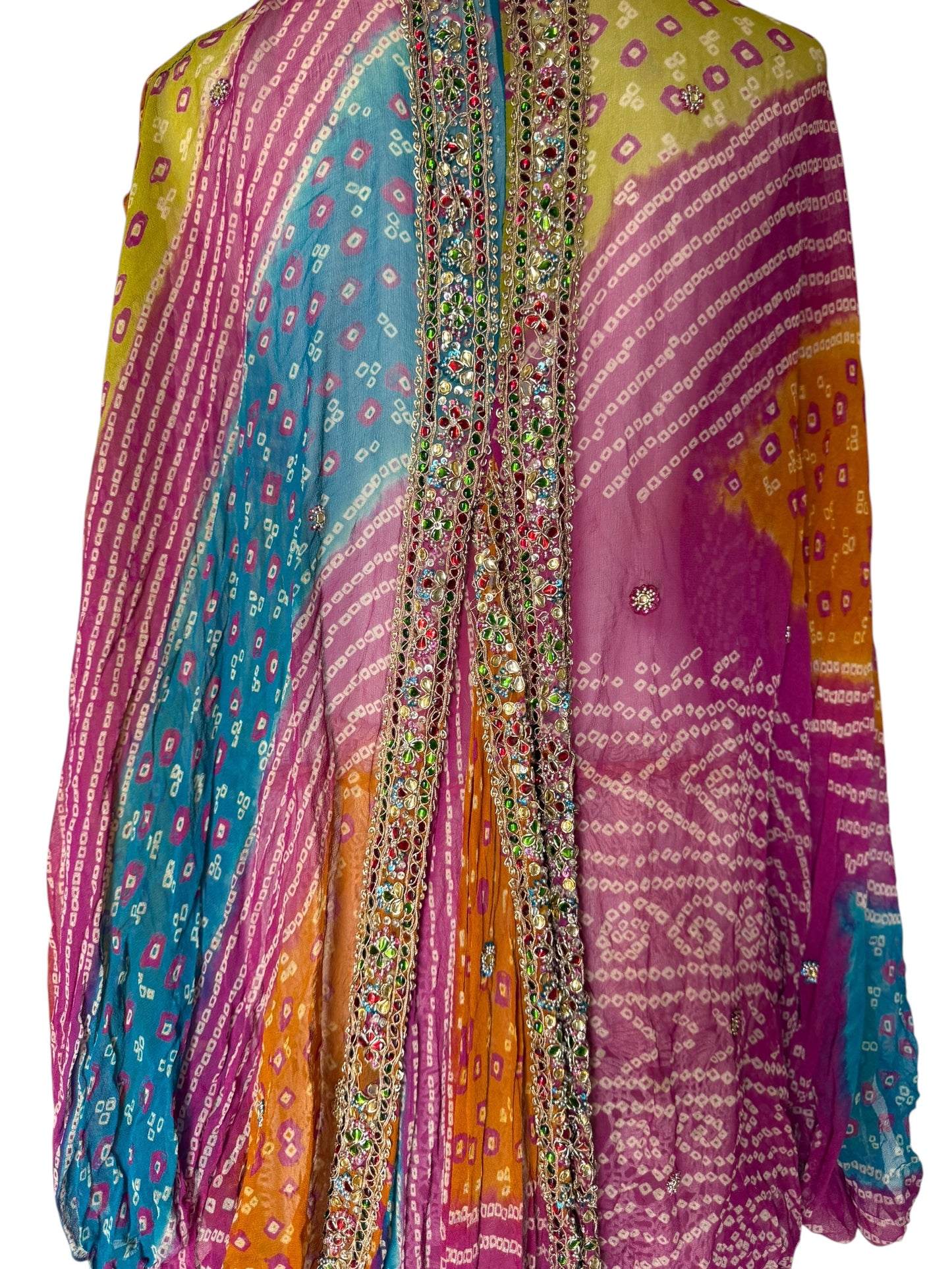 Vintage silk kimono with phantom sleeves