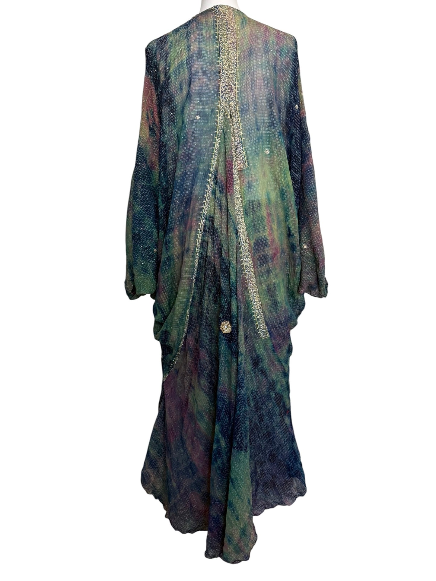 Vintage silk kimono with phantom sleeves