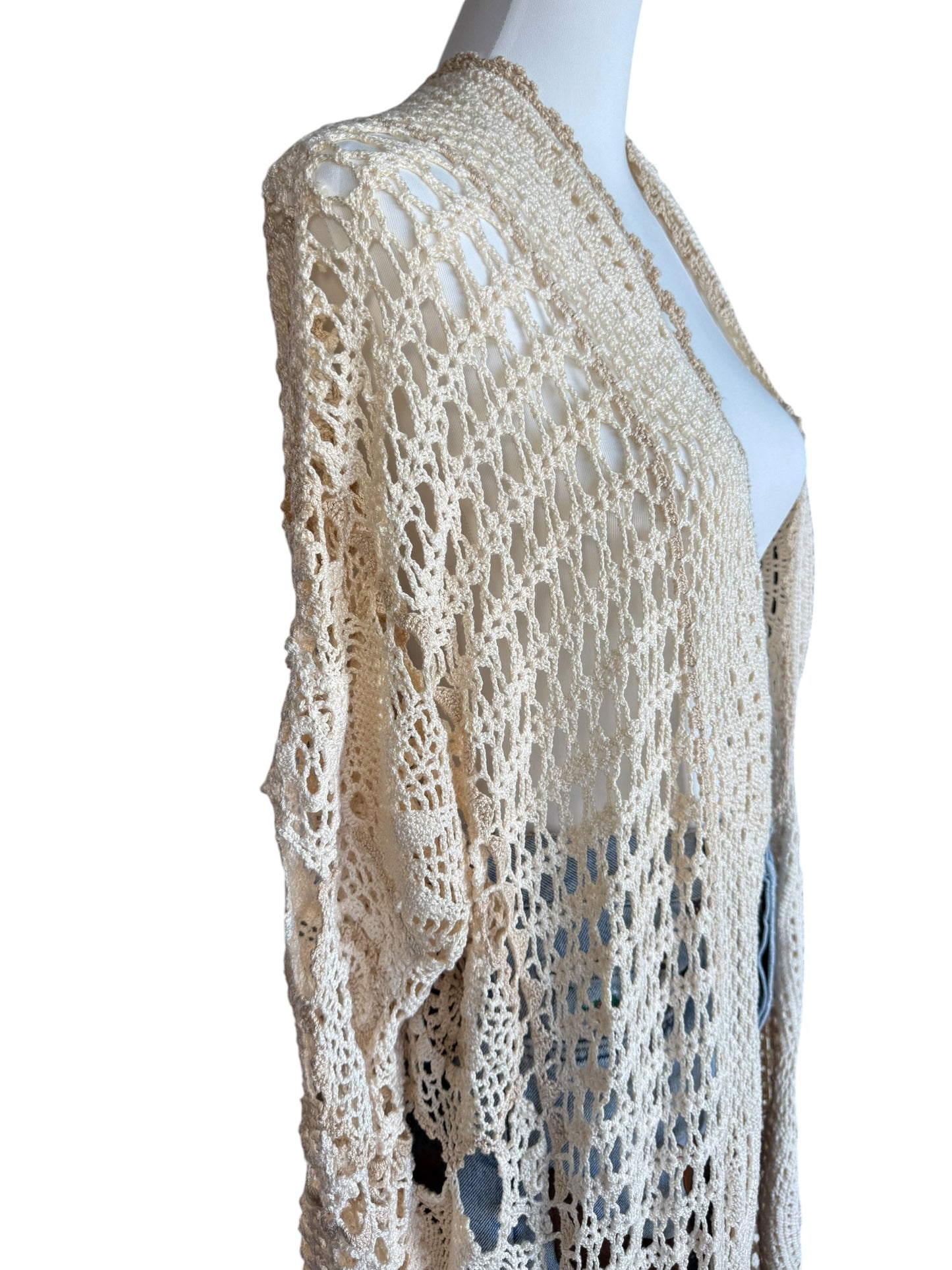 Maxi Crochet Kimono