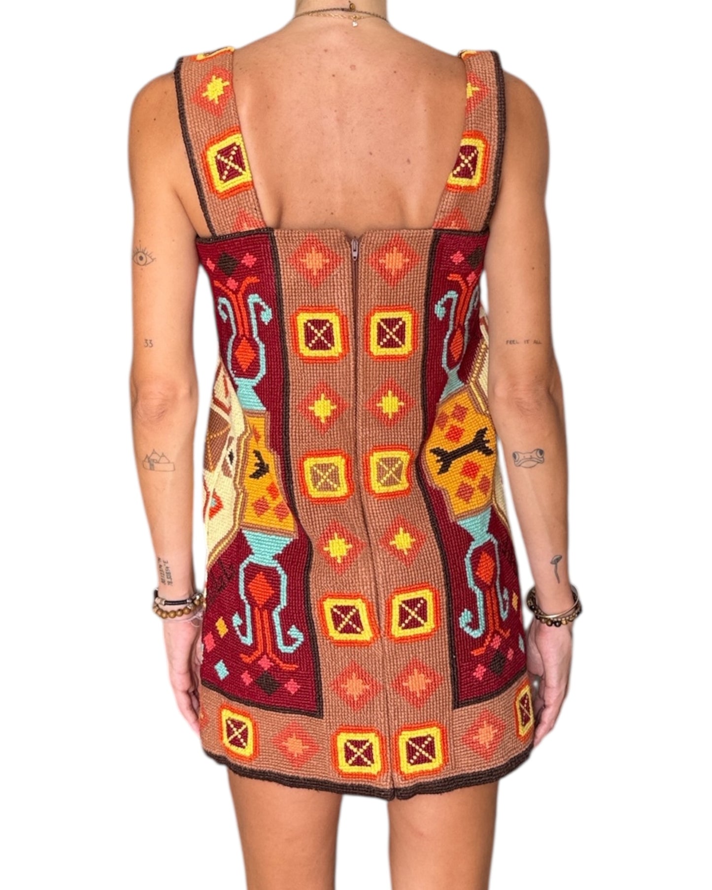 Mini tapestry dress