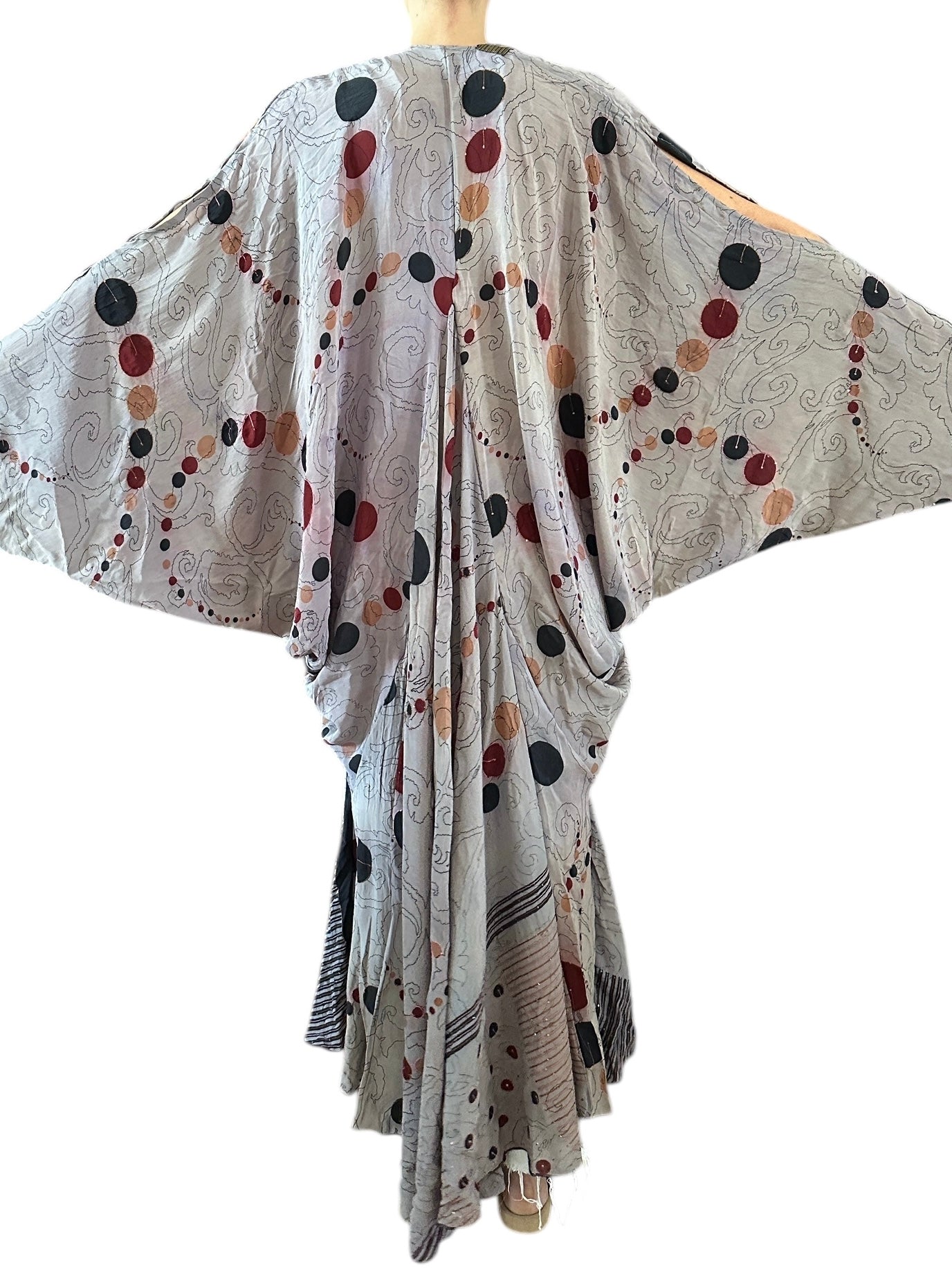 Vintage silk grey kimono