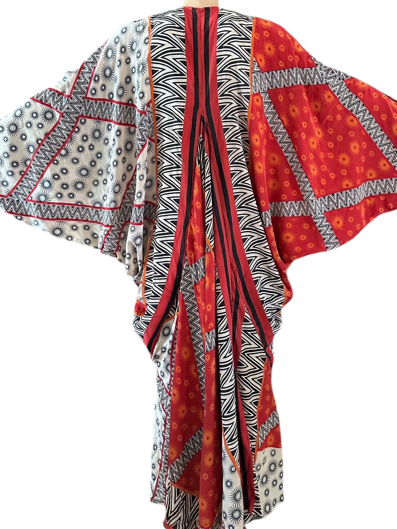 Vintage silk red kimono