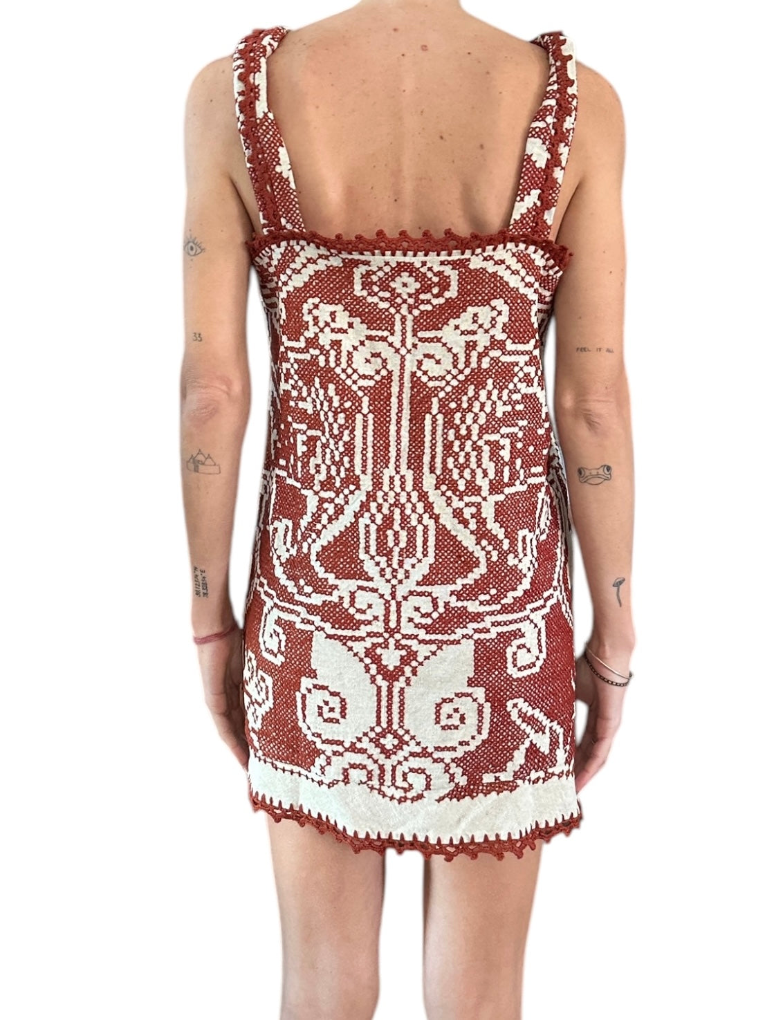 Mini dress in cotton