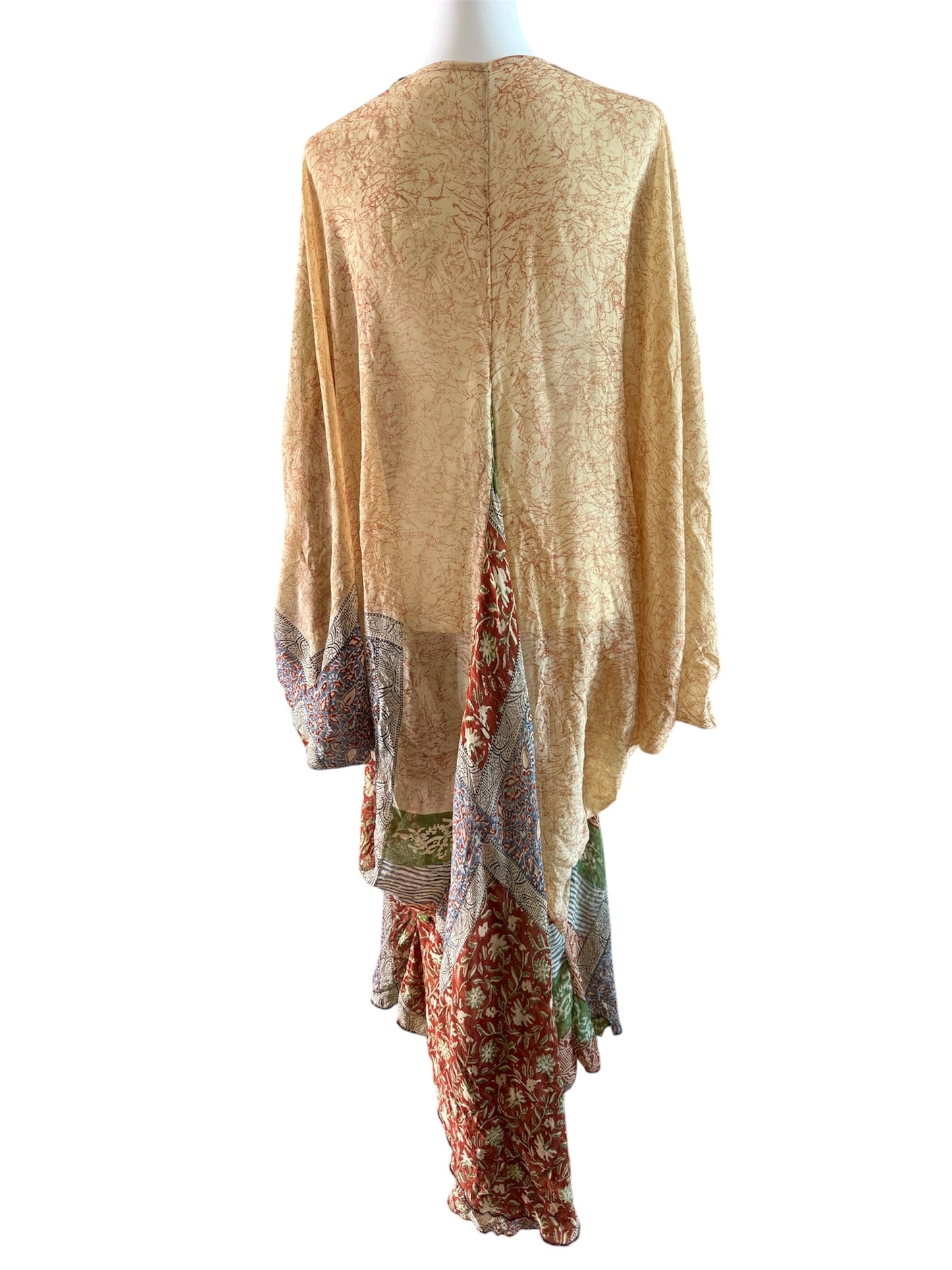 Vintage silk kimono with phantom sleeves