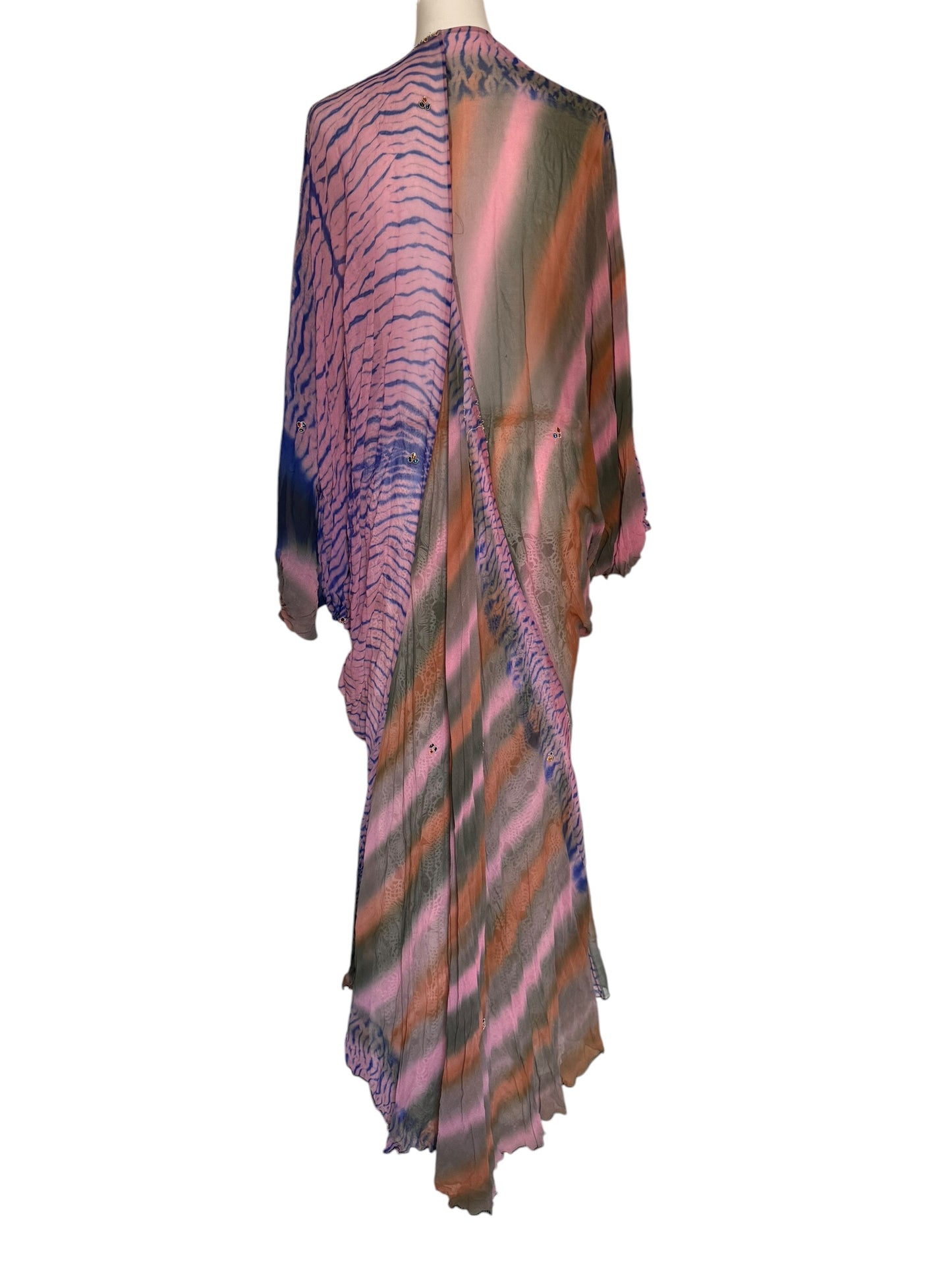 Vintage silk kimono with phantom sleeves
