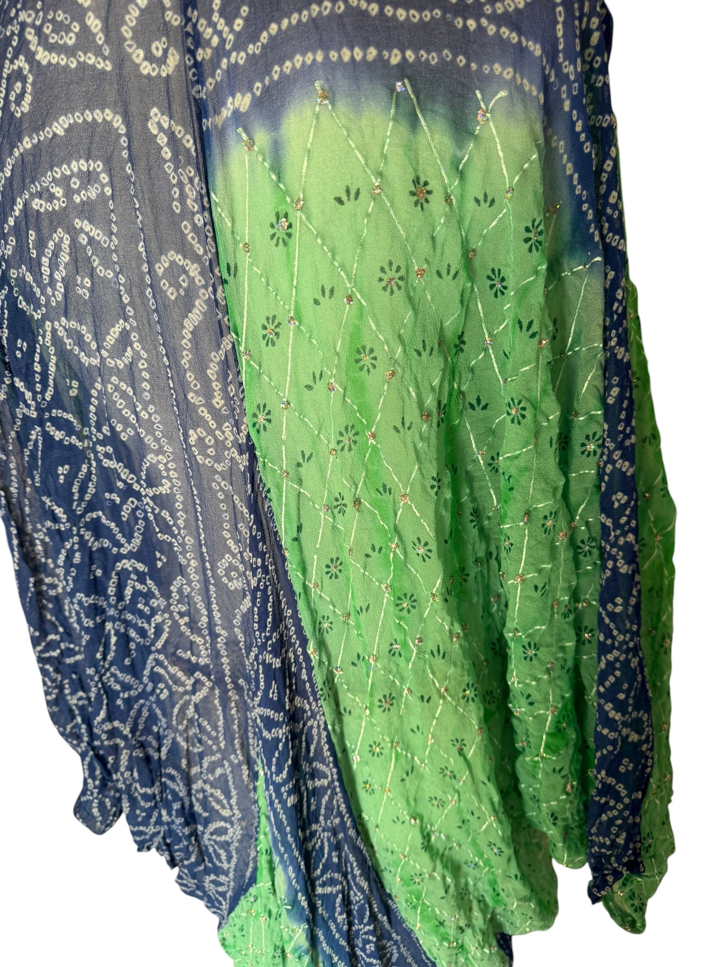 Vintage silk kimono with phantom sleeves