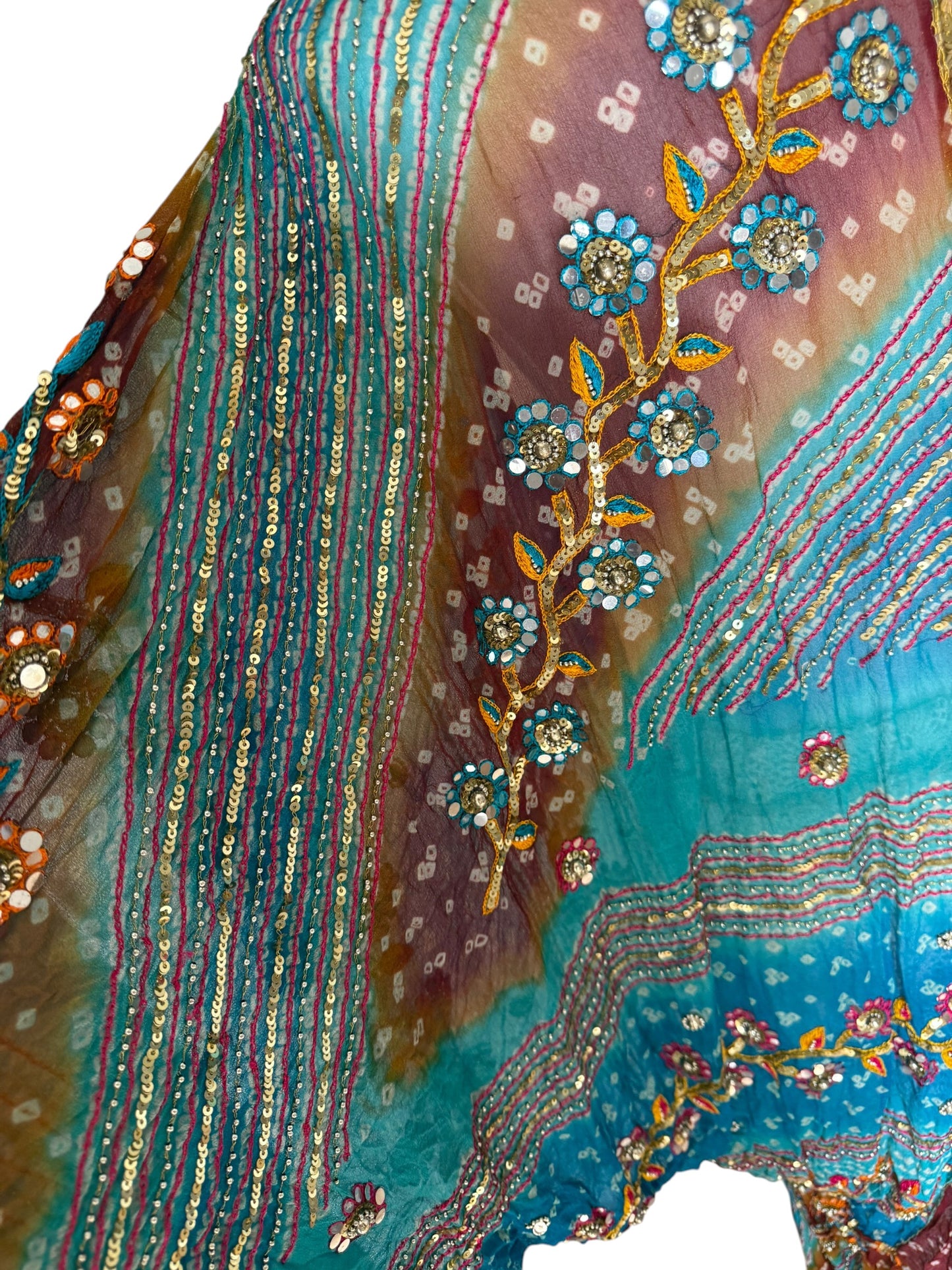 Vintage silk kimono with phantom sleeves