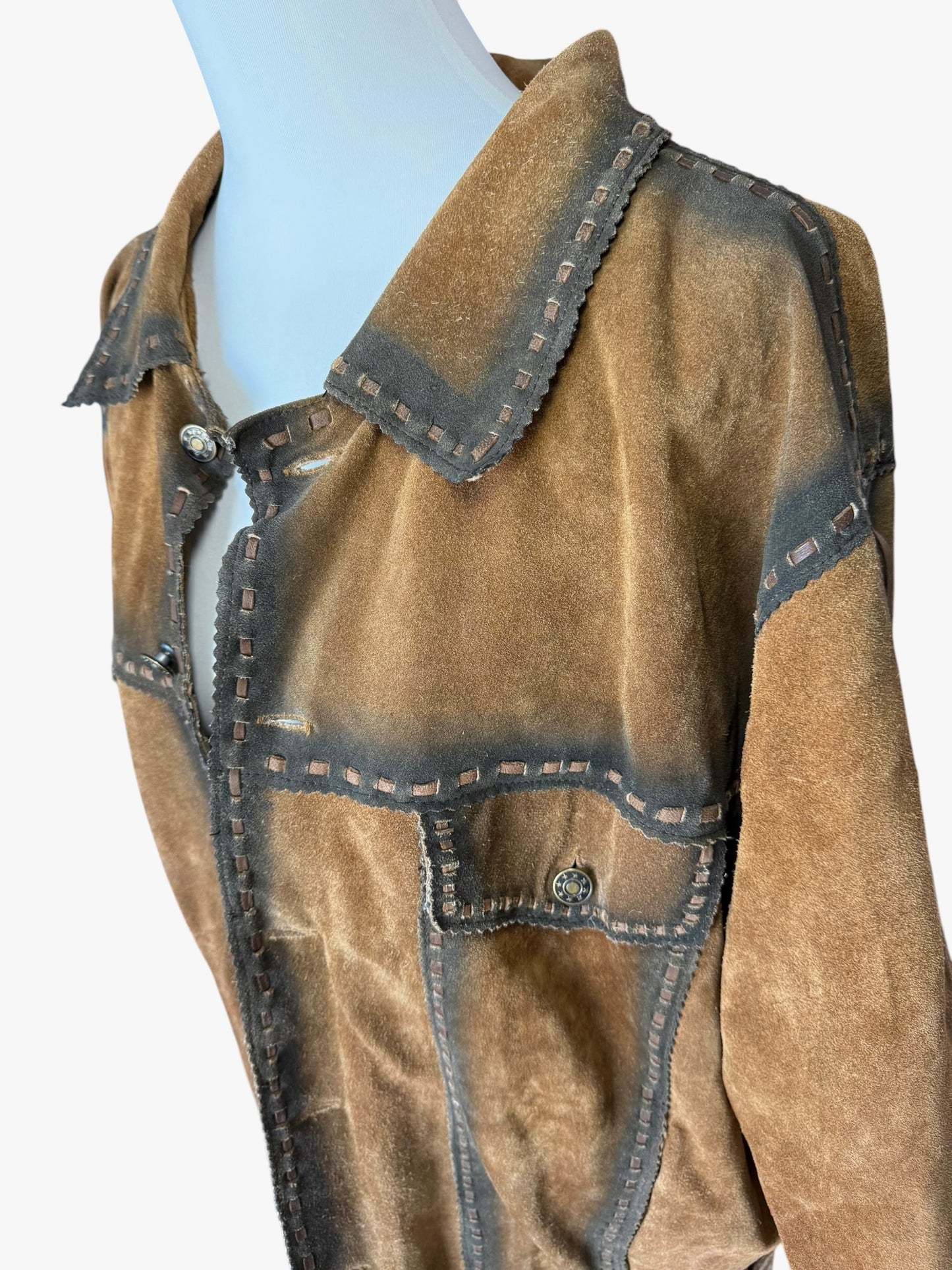 Vintage Patina Leather Jacket