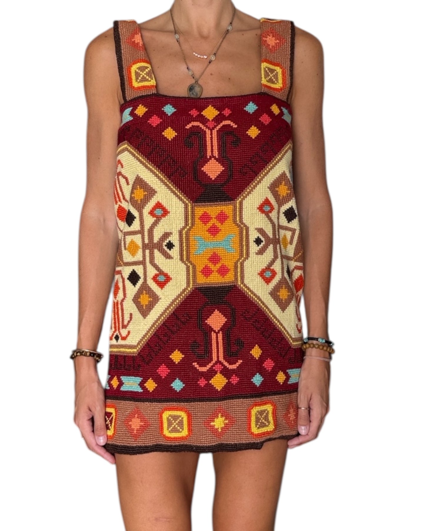 Mini tapestry dress