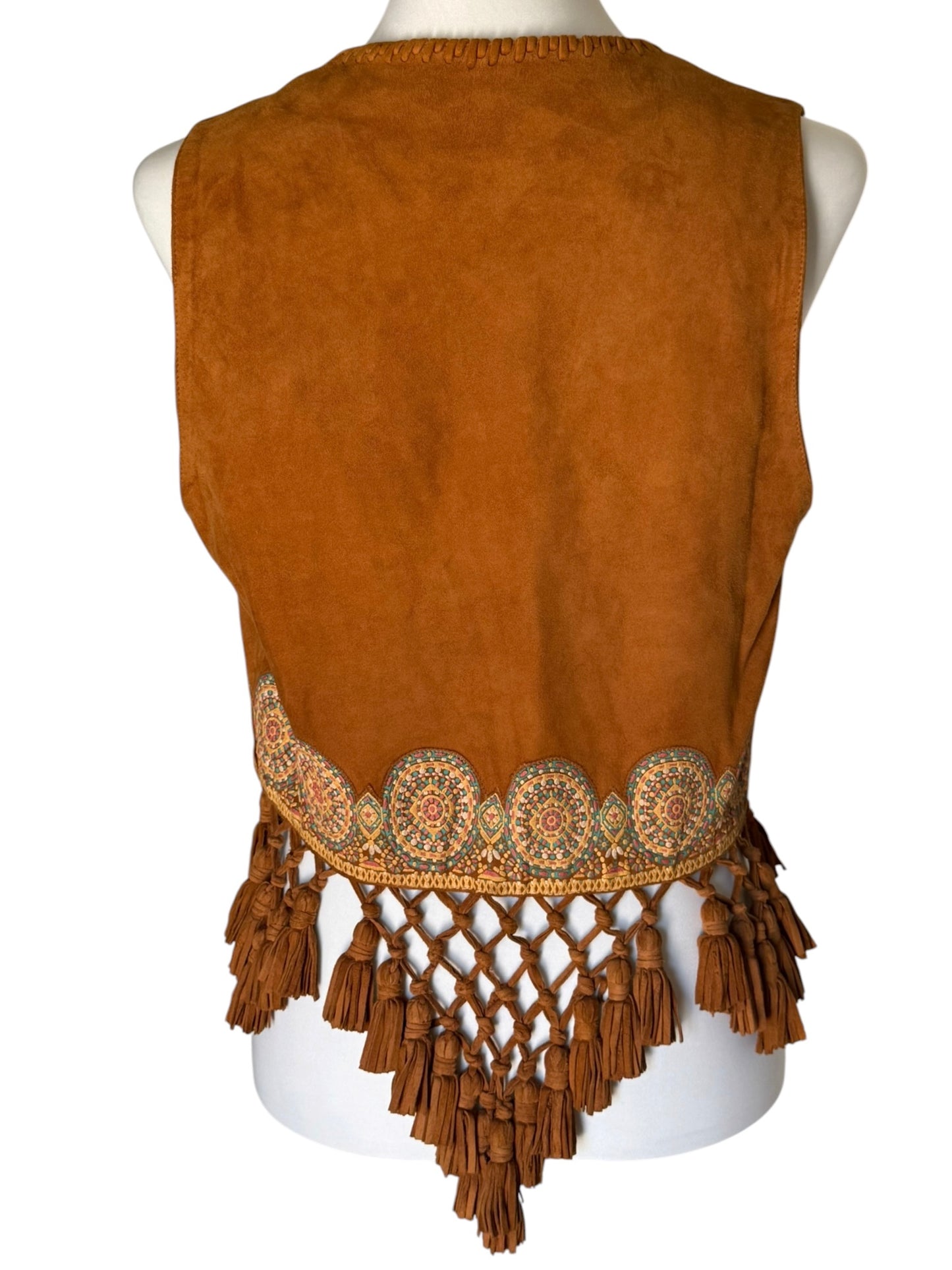 Vintage Suede Leather Gilet